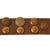 Original Imperial German WWI 1918-1919 Dated Hate Belt with Gott Mit Uns Prussian Buckle & Silver Wound Badge -  27 Attached Items Original Items