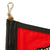 Original German WWII NSKK Vehicle Staff Car Pennant Flag with Leather Trim - 6 ¾" x 12 ¼" Original Items