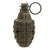 Original U.S. WWII MkII M21 Inert Practice Pineapple Fragmentation Hand Grenade with M6A3 / M10A3 Fuze Original Items