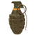 Original U.S. WWII Inert MkII Pineapple Grenade with Yellow Ring & M10A3 Fuze Original Items