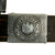 Original German WWII Heer Army EM/NCO Belt with Pebbled Aluminum Buckle by Overhoff & Cie and Two K98 Pouches Original Items