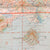 Original German WWII Luftwaffe Navigator Soft Laminate “Half” Map of Northern Greece and Aegean Sea - 36 ¼" x 21 ⅜" Original Items