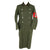Original German WWII Reichsarbeitsdienst RAD Labor Service Vormann NCO's Greatcoat with Armband & Bullion Embroidered Unit Assignment Shield - Dated 1934 Original Items