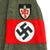 Original German WWII Reichsarbeitsdienst RAD Labor Service Vormann NCO's Greatcoat with Armband & Bullion Embroidered Unit Assignment Shield - Dated 1934 Original Items