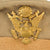 Original U.S. WWII Officer’s Khaki “Flighter” Visor Cap by Bancroft - Size 34 Original Items