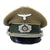Original German WWII Heer Army Infantry Officer Schirmmütze Visor Cap by Top Maker Peküro - Peter Küpper Original Items