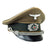 Original German WWII Heer Army Infantry Officer Schirmmütze Visor Cap by Top Maker Peküro - Peter Küpper Original Items