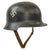Original German Pre-WWII M34 Square Dip First Pattern Aluminum Fire Protection Police Helmet with Double Decals - Size 58 - 59 Original Items