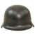 Original German Pre-WWII M34 Square Dip First Pattern Aluminum Fire Protection Police Helmet with Double Decals - Size 58 - 59 Original Items