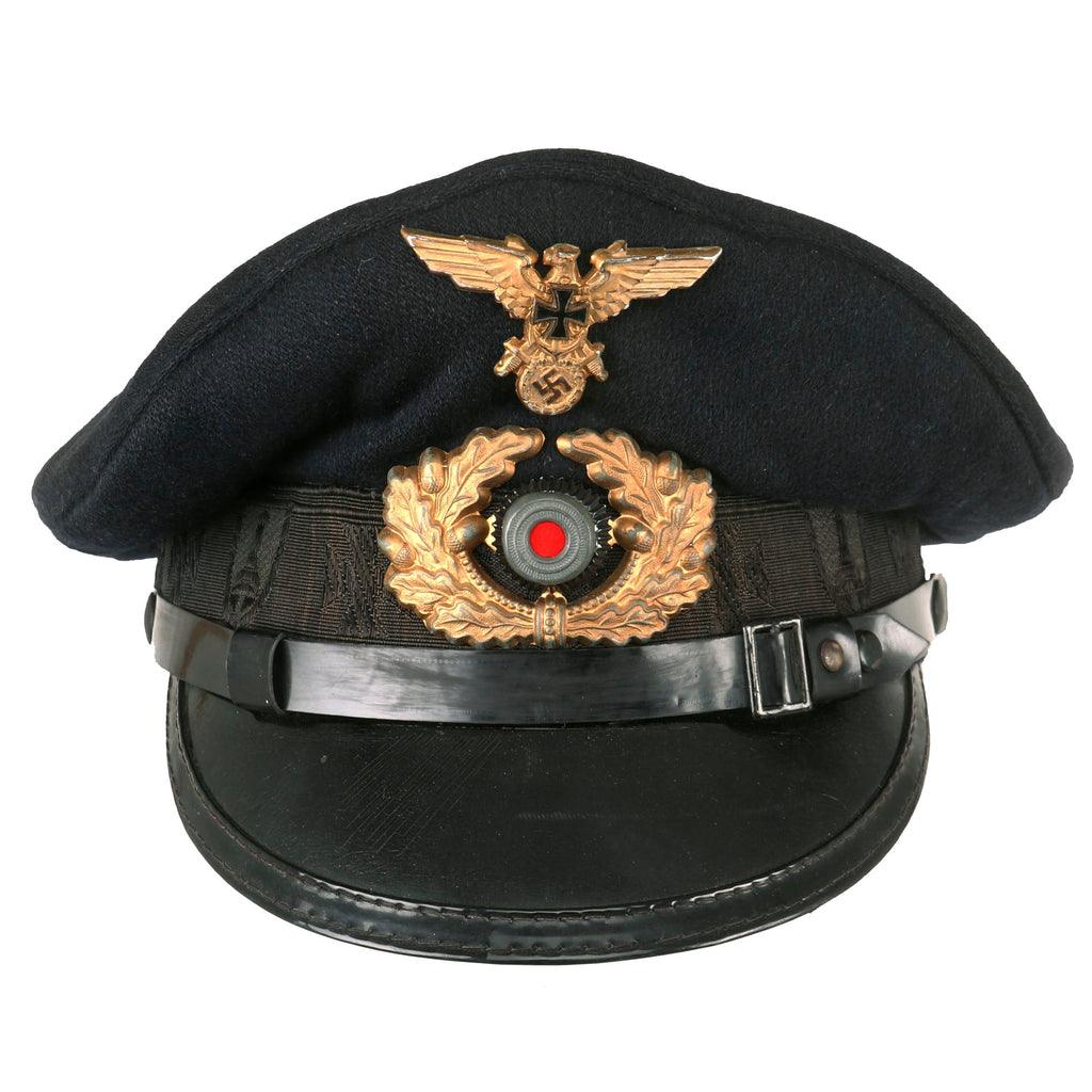 Original German WWII Named Soldatenbund & Kyffhäuserbund Veterans Association Kyffhäusermütze Visor Cap - dated 1940 Original Items