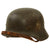 Original German WWII M40 Single Decal Army Heer Helmet with Liner & Chinstrap - NS64 Original Items