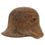 Original German WWI M16 Stahlhelm Relic Helmet Shell with Extremely Faint Traces of Panel Camouflage Paint - Marked NJ62 - Rare Maker