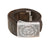 Original German WWII EM/NCO Luftwaffe Leather Belt with Pebbled Aluminum Buckle Original Items