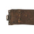 Original German WWII EM/NCO Luftwaffe Leather Belt with Pebbled Aluminum Buckle Original Items