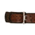 Original German WWII EM/NCO Luftwaffe Leather Belt with Pebbled Aluminum Buckle Original Items