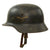 Original German WWII Luftwaffe M35 Double Decal Steel Helmet with 1937 Dated 58cm Liner & Chinstrap - stamped SE66 Original Items