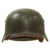 Original German WWII Army Heer M35 Former Double Decal Camouflage Helmet with 1937 Dated 55cm Liner & Chinstrap - SE62 Original Items