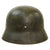 Original German WWII Army Heer M35 Former Double Decal Camouflage Helmet with 1937 Dated 55cm Liner & Chinstrap - SE62 Original Items