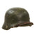 Original German WWII Army Heer M35 Former Double Decal Camouflage Helmet with 1937 Dated 55cm Liner & Chinstrap - SE62 Original Items