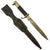 Original German WWII Heer Army Etched Short 98k Dress Bayonet by Robert Klaas with Scabbard & Frog Original Items