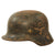 Original German WWII Luftwaffe M35 Double Decal KIA Shot Through Helmet with 1938 Dated 58cm Liner - marked Q66 Original Items
