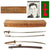 Original U.S. WWII 32nd Infantry Division Captured Japanese Army Officer Sword & Shin-gunto Katana War Trophies with Original Ship-Home Box - Carl Barile Jr., 126th Infantry Regiment Original Items