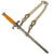 Original German WWII Army Heer Officer Dagger with Scabbard and Hanger - Excellent Unmarked Blade Original Items