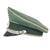 Original German WWII Army Heer Signals Officers Schirmmütze Visor Cap by Deutsche Wertarbeit with Embroidered Insignia Original Items