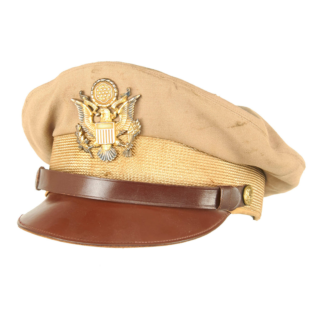 Original U.S. WWII US Army Air Forces Officers Crusher Cap by Commander Original Items