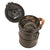 Original Imperial German WWI M1917 Ledermaske Gas Mask & Canister with Original Carrying Strap & Spare Lenses Original Items