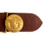 Original German WWII NSDAP Leader Leather Belt with Aluminum Belt Buckle by F. W. Assmann & Söhne - RZM M4/39 Original Items