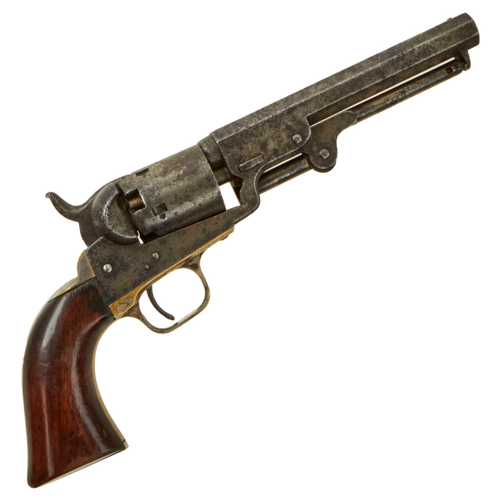 Original U.S. Civil War Era Colt M1849 .31cal Pocket Percussion Revolver with 5" Barrel Made in 1852 - Matching Serial 45543 Original Items