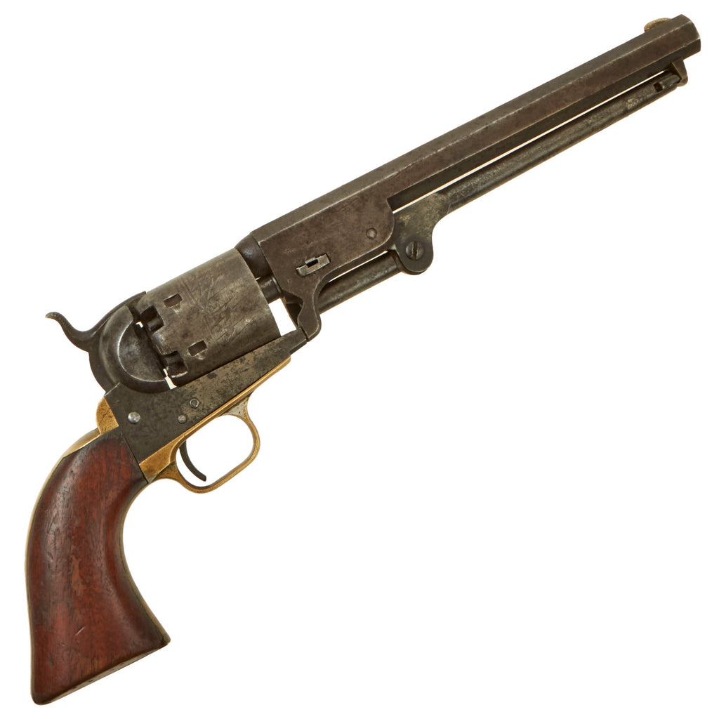Original U.S. Civil War Era Colt Model 1851 Navy .36cal Percussion Revolver made in 1853 with Cylinder Scene - Serial 27794 Original Items