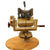Original German WWII Luftwaffe Flak D.F. 10 x 80 Binocular Optic Set by Josef Schneider & Co. - Mounted on Display Base Original Items
