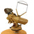 Original German WWII Luftwaffe Flak D.F. 10 x 80 Binocular Optic Set by Josef Schneider & Co. - Mounted on Display Base Original Items