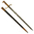 Original Imperial German WWI M-1871 Mauser "Walking Out" Parade Dress Bayonet with Scabbard Original Items