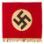 Original German WWII NSDAP National Socialist Party Fringed Podium Banner - 31" x 34" Original Items