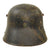 Original German WWI M16 Stahlhelm Helmet with Camouflage Paint & Liner - Marked NJ62 - Rare Maker Original Items
