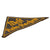 Original German WWII HJ National Youth Association West Köln-Aachen District Sleeve Triangle with Torn RZM Tag Remnants Original Items
