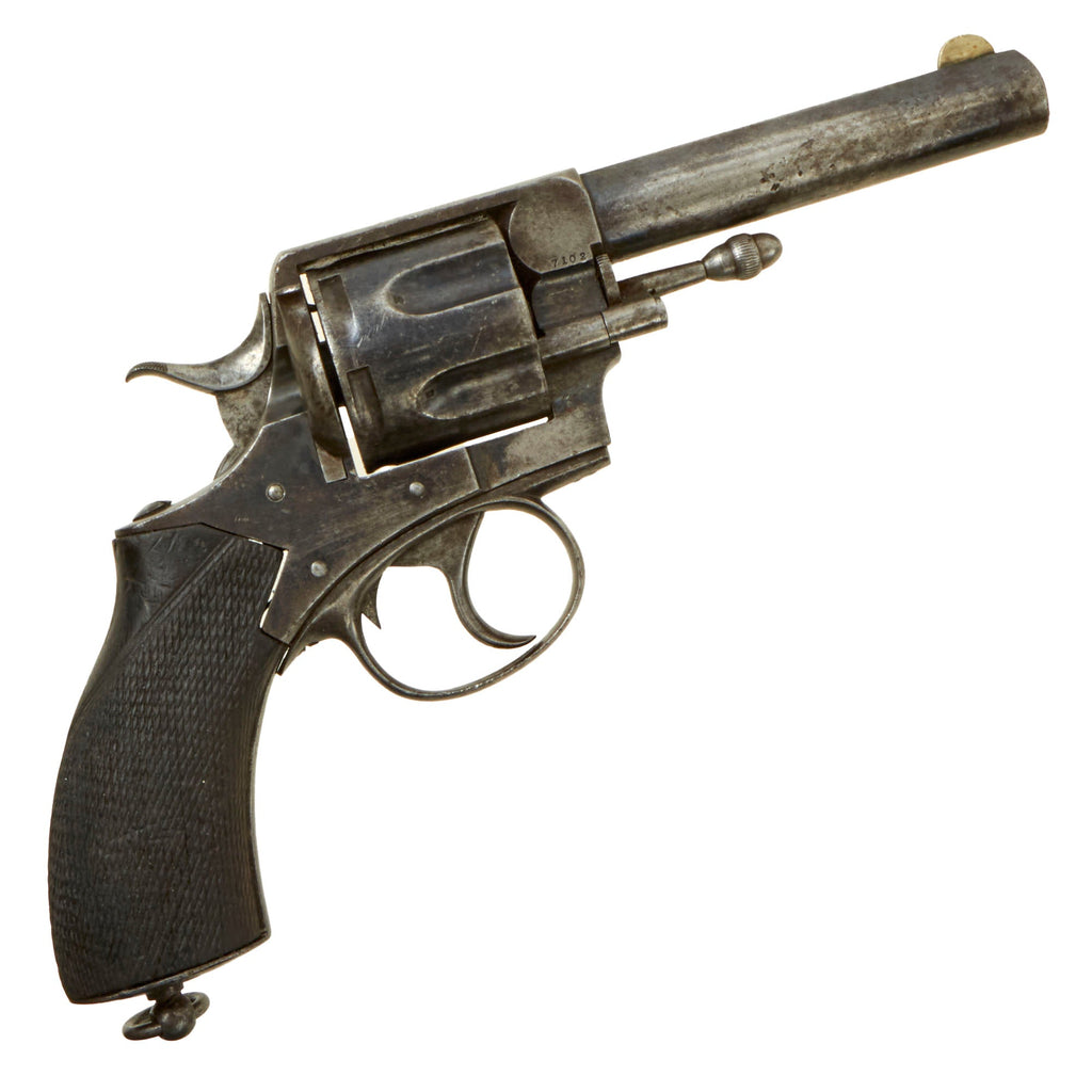 Original British Victorian Webley & Scott Royal Irish Constabulary No. 1  Double Action Revolver in .476CF - Serial 85252 Made in 1889 Original Items