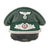 Original German WWII Forestry Service Officers Schirmmütze Visor Cap with Embroidered Insignia by W. Michovius Cottbus Original Items