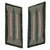 Original German WWII Heer Army Panzer Collar Tab Insignia Set - Pair of EM/NCO Litzen and Single Totenkopf Original Items