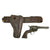 Original U.S. Colt .45cal Single Action Army Revolver with 5 ¼" Barrel, Period Tooled Leather Holster on Ammo Belt, Dummy Ammo - Serial 71172 Made in 1881 Original Items