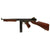 Original U.S. WWII Thompson M1A1 Aluminum Receiver Display Submachine Gun with Unissued Live Barrel and Magazine Original Items