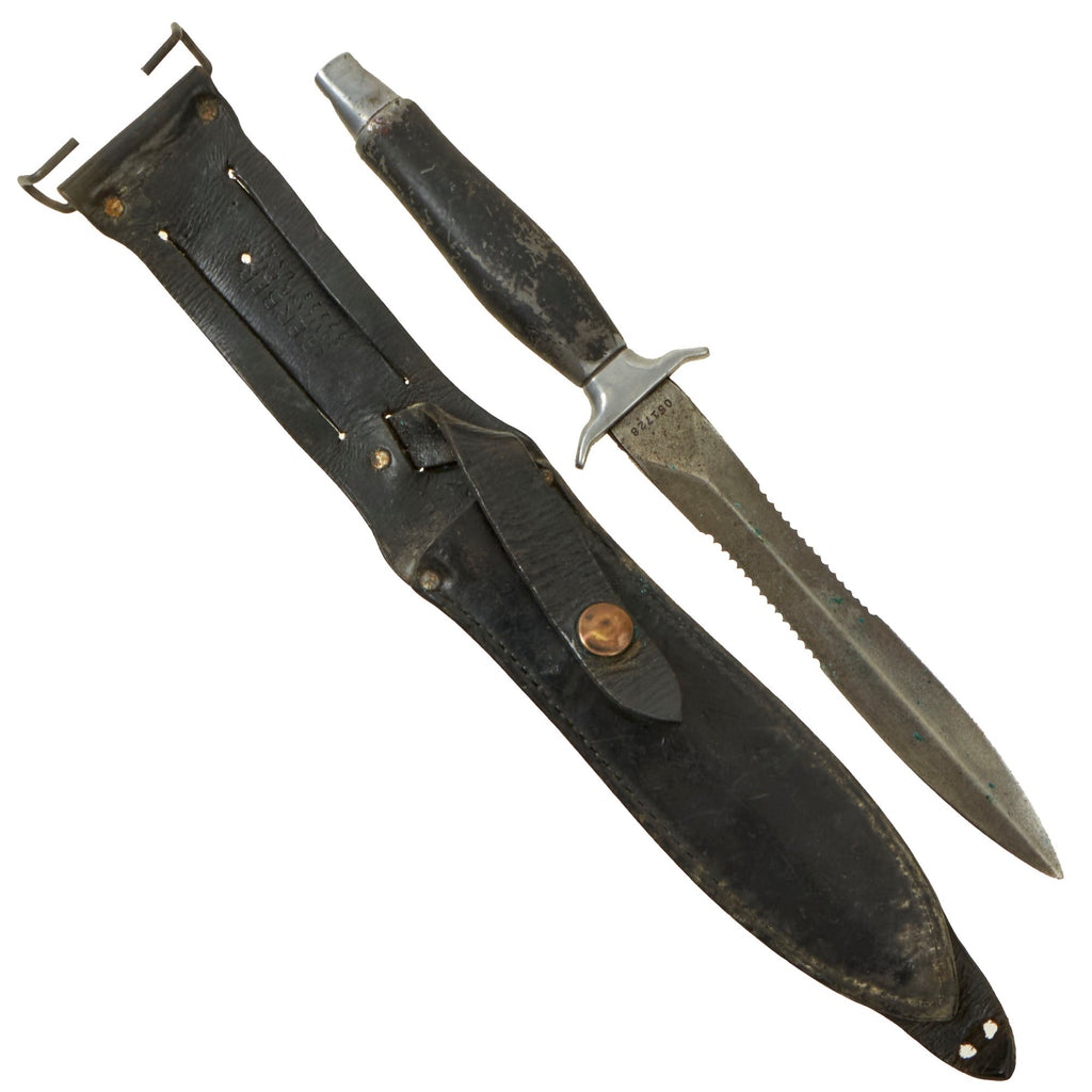 Original U.S. Cold War Era Gerber MkII “Narrow Wasp” Fighting Survival Knife with Scabbard - Serial 051728 Made in 1977 Original Items