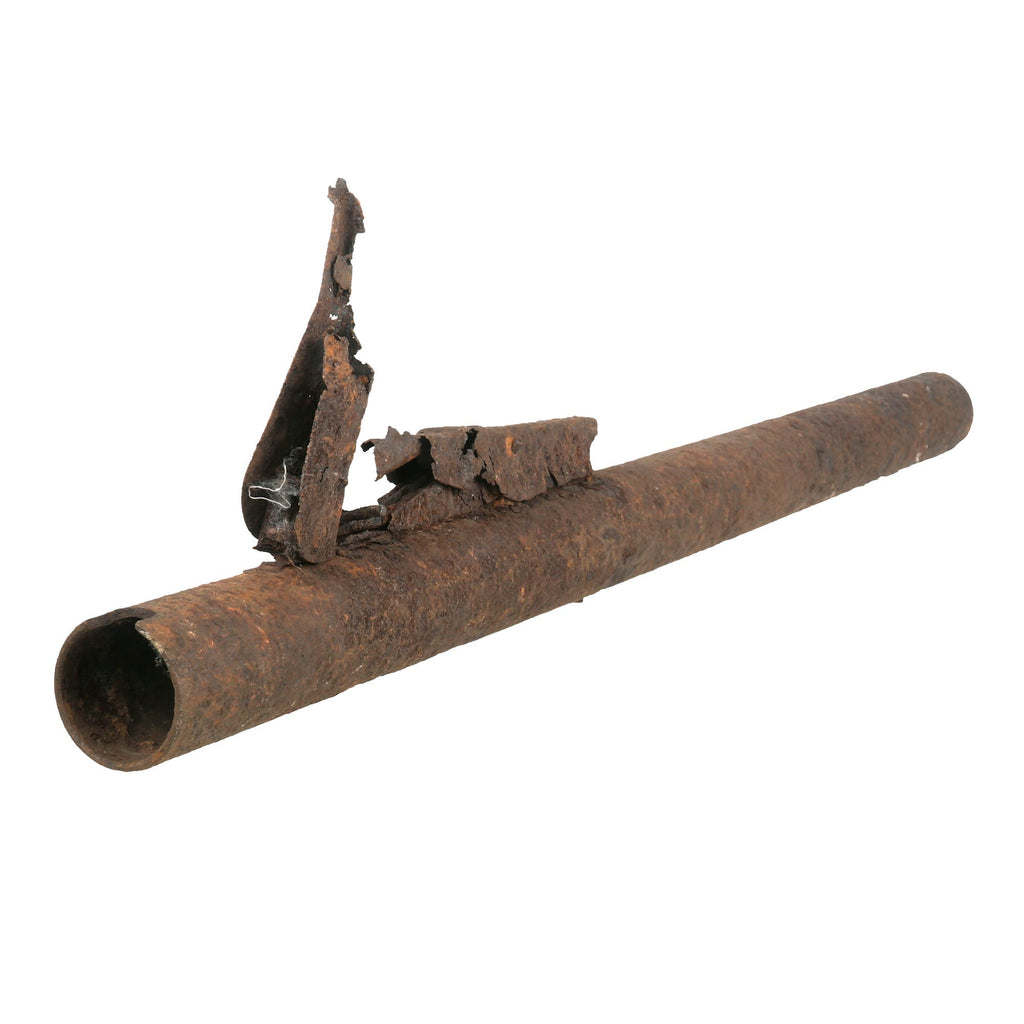 Original German WWII Inert Relic Ground Dug Panzerfaust 60 Anti-Tank Rocket Launcher with Remnants of Trigger & Sight Original Items