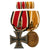 Original German WWII Medal Bar with Ribbon Bar - Iron Cross 2nd Class 1939 and Western Wall Siegfried Line Medal Original Items