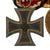 Original German WWII Medal Bar with Ribbon Bar - Iron Cross 2nd Class 1939 and Western Wall Siegfried Line Medal Original Items