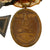 Original German WWII Medal Bar with Ribbon Bar - Iron Cross 2nd Class 1939 and Western Wall Siegfried Line Medal Original Items