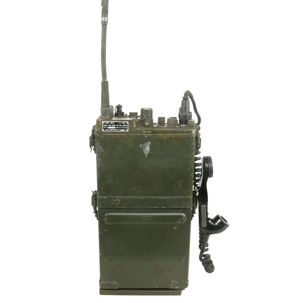 Original U.S. Korean & Vietnam War RT-175/PRC-9 Radio Rig with Antenna - Serial No. 1981 Original Items